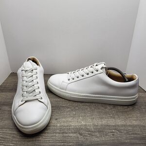 Thursday Boot Co Low Top Sneakers Mens Size 12.5 White Leather Lace Up Shoes